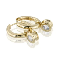 Gynning Jewelry Älskad Örhängen Creol (Guld)