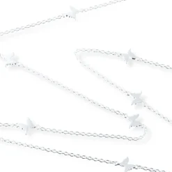 Gynning Jewelry Petite Papillion Halsband (Silver) 80 cm