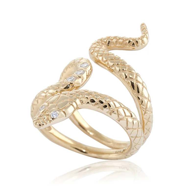 Gynning Jewelry Snake Ring gp4