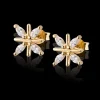 Gynning Jewelry Snowflake Örhänge (Guld)