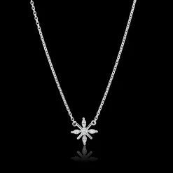 Gynning Jewelry Snowflake Halsband (Silver)