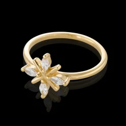 Gynning Jewelry Snowflake Ring (Guld)