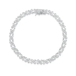Gynning Jewelry Sparkling Ellipse T-armband Silver s221