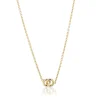 Gynning Jewelry The Knot Mini Halsband Guld gp39