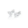 Gynning Jewelry The Knot Mini Örhängen Silver S37