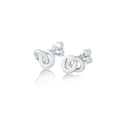 Gynning Jewelry The Knot Mini Örhängen Silver S37
