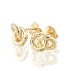 Gynning Jewelry The Knot Mini Örhängen Guld gp41