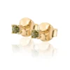 Gynning Jewelry Time To Glow Mini Örhängen XS Grön Guld