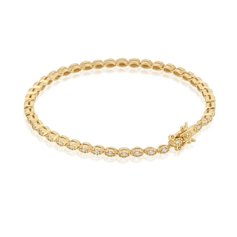 Gynning Jewelry Time To Glow T-armband Guld Champagne