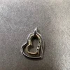 Hjärta i 18K Vitguld och Guld med Diamanter HJG027