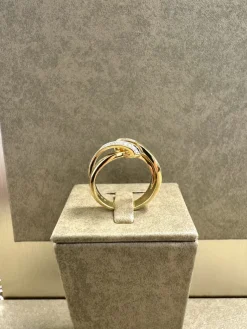 18K Guld – Diamant Ring – RBG039 ( Begagnad )