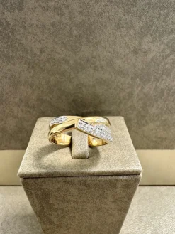 18K Guld – Diamant Ring – RBG039 ( Begagnad )