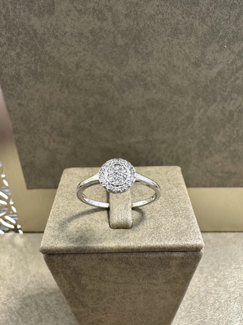18K Guld – Solitär Ring – RBG052 ( Begagnad )