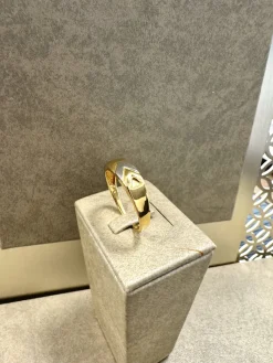 18K Guld + Vitguld Klackring – KLR010G18
