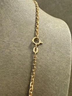 18K Guld Ankarlänk Halsband – ABH003G