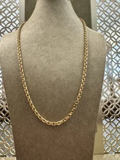 18K Guld Ankarlänk Halsband – ABH002G