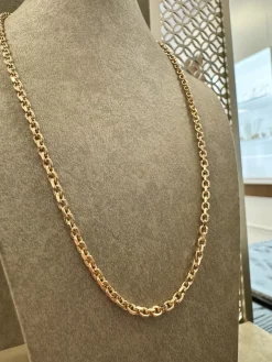 18K Guld Ankarlänk Halsband – ABH002G