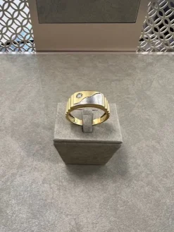 18K Guld Klackring Herr- RBG003 ( Begagnad )