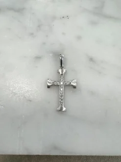 18K Guld Kors Cubic Zirconia – ZKHG008