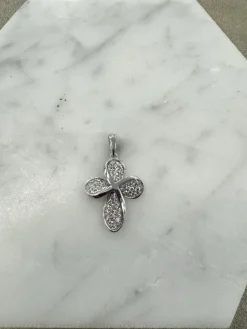 18K Guld Kors Cubic Zirconia – ZKHG019