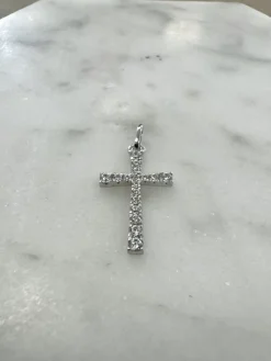 18K Guld Kors Cubic Zirconia – ZKHG011