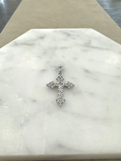 18K Guld Kors Cubic Zirconia – ZKHG007