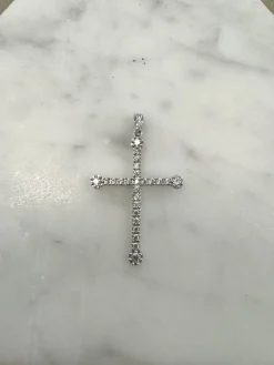 18K Guld Kors Cubic Zirconia – ZKHG013