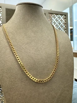 18K Guld Pansar Halsband – PLH003G18