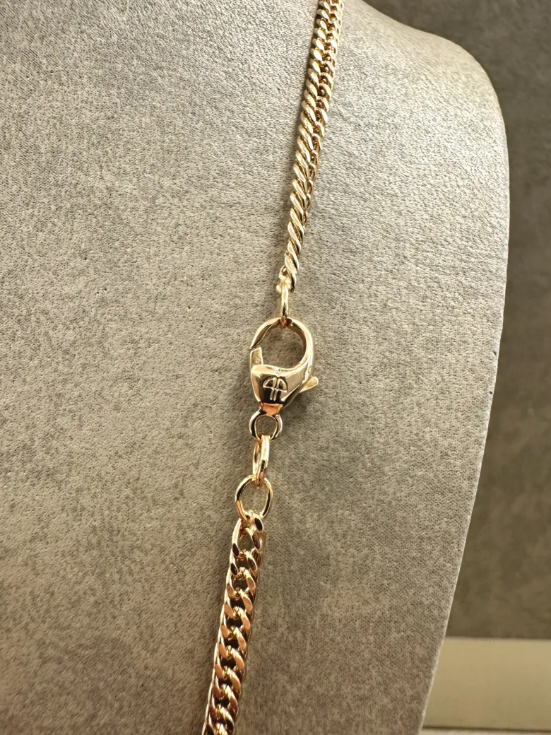 18K Guld Pansar Halsband PBH002G