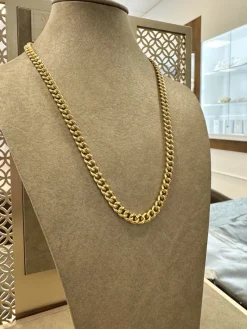 18K Guld Pansar Halsband PLH002G
