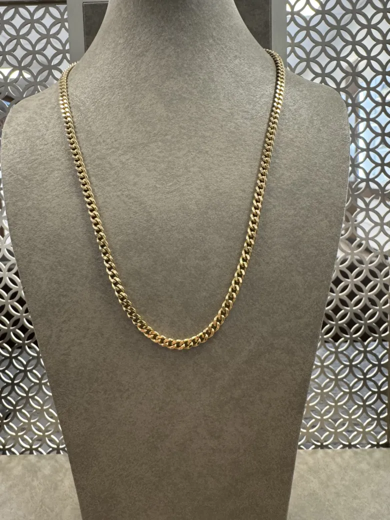 18K Guld Pansar Halsband PLH006G