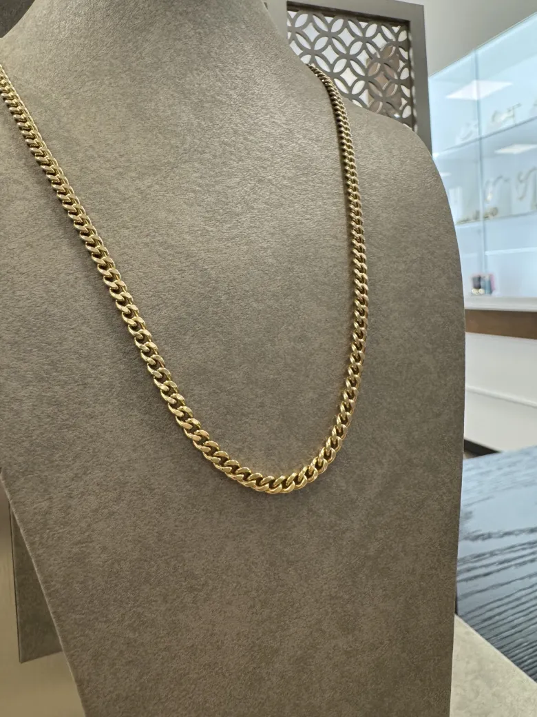 18K Guld Pansar Halsband PLH006G