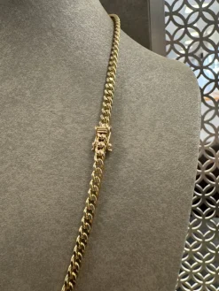 18K Guld Pansar Halsband PLH006G