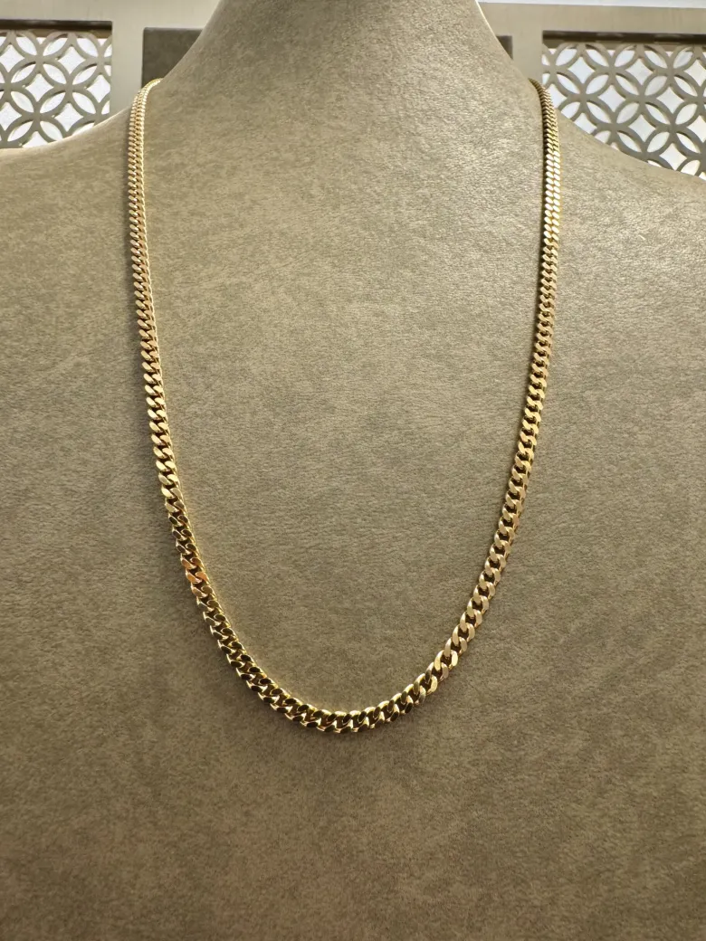18K Guld Pansarlänk Halsband – GC-PAN-1528-HB