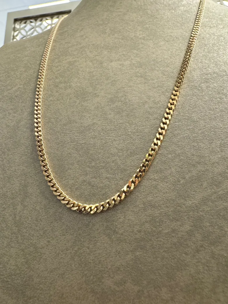 18K Guld Pansarlänk Halsband – GC-PAN-1528-HB