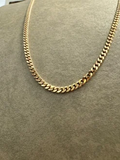 18K Guld Pansarlänk Halsband – GC-PAN-1528-HB