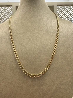 18K Guld Pansarlänk Halsband – GC-PAN-2238-HB