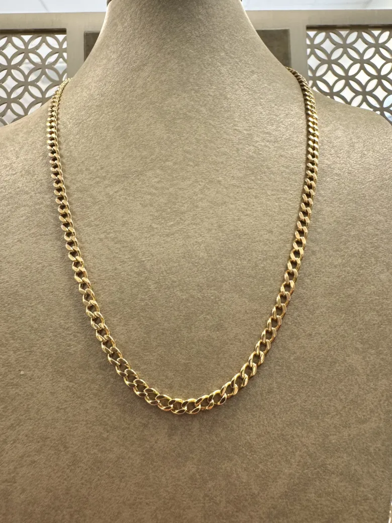 18K Guld Pansarlänk Halsband – GC-PAN-2238-HB