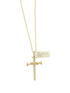 Kors i 18K Guld med 1,15ct TW/SI Diamanter – KG001