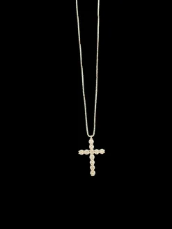 Kors i 18K Vitguld med 0,58ct TW/SI Diamanter – KVG006