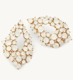 Lily and Rose Alice Örhängen Guld – White Opal (60564)