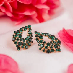 Lily and Rose Alice Örhängen Guld – Emerald