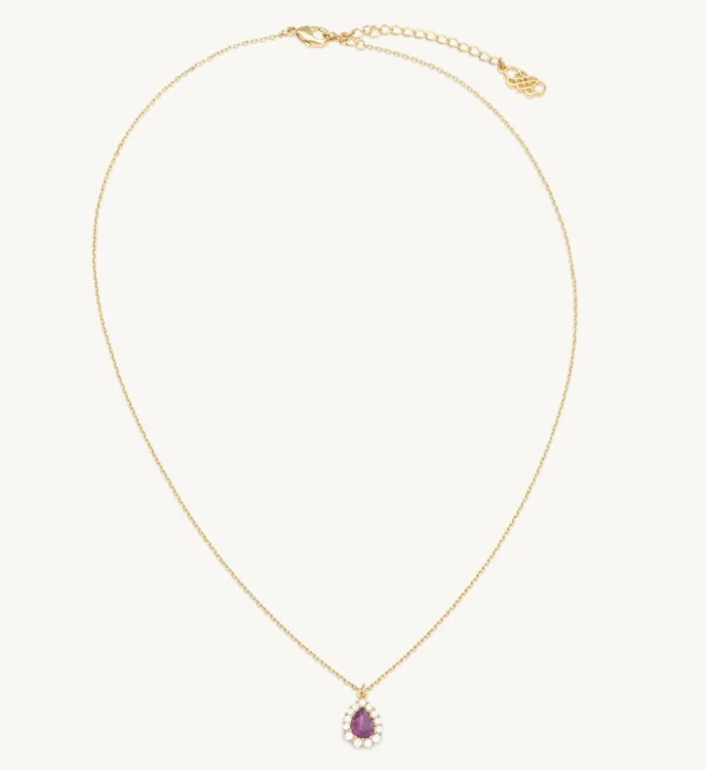 Lily And Rose Amelie Halsband – Amethyst (Guld) 40423