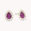 Lily And Rose Amelie Örhängen – Amethyst (Guld) 60780