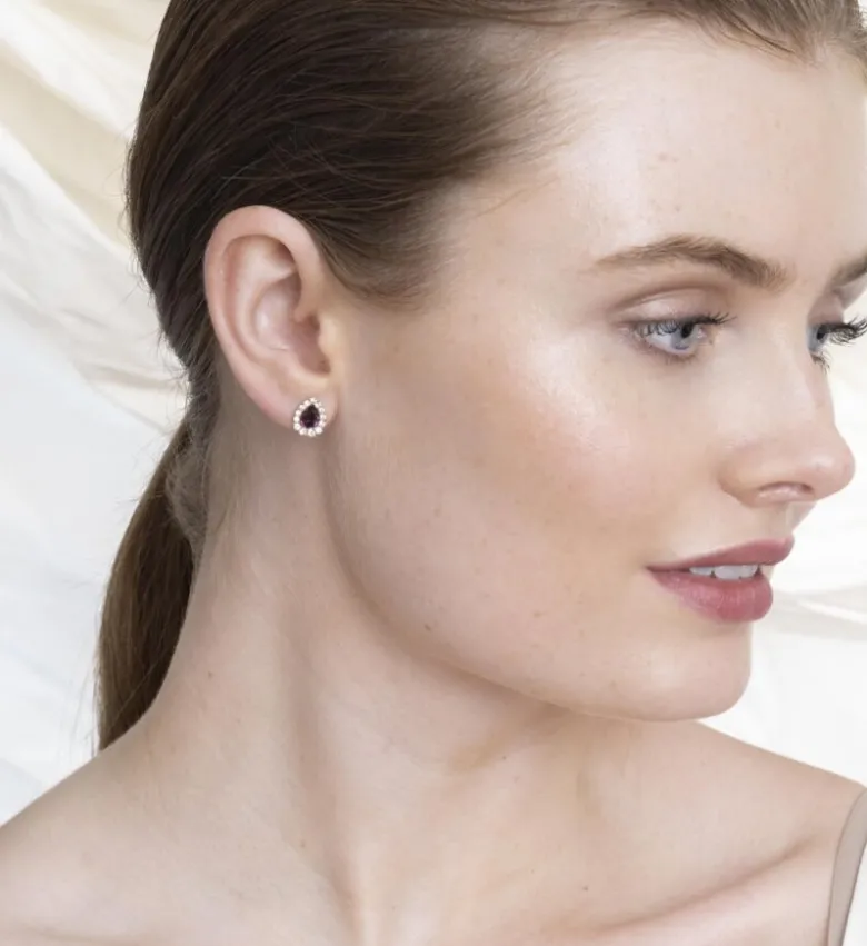 Lily And Rose Amelie Örhängen – Amethyst (Guld) 60780