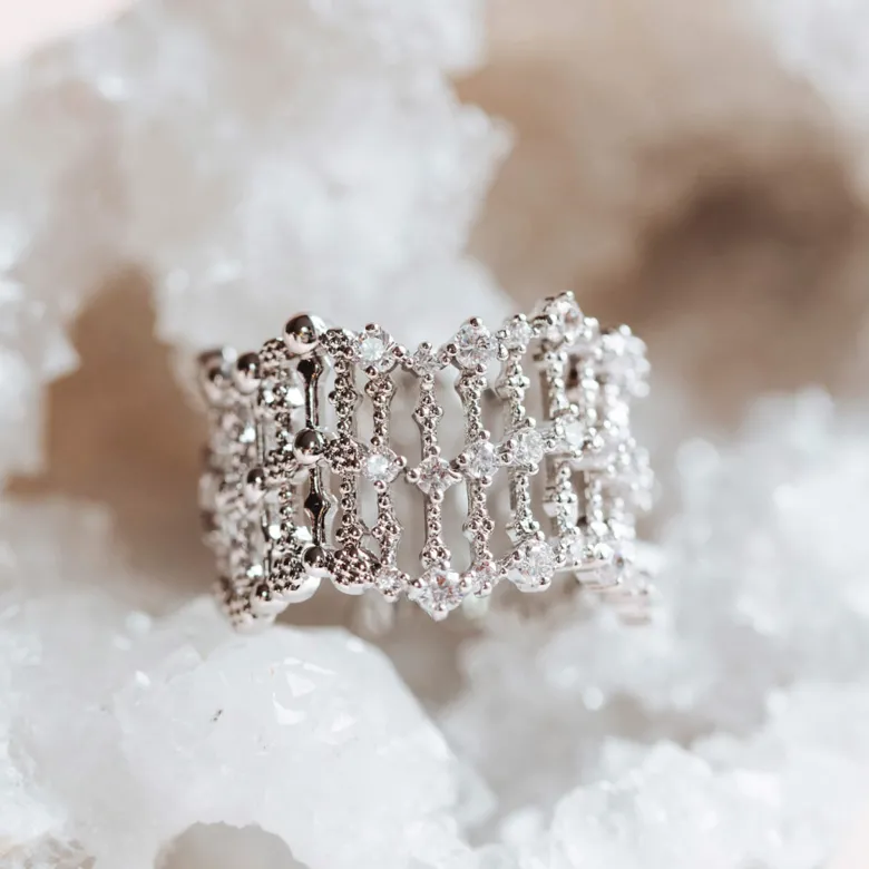 Lily and Rose Capella Ring – Silver 30012