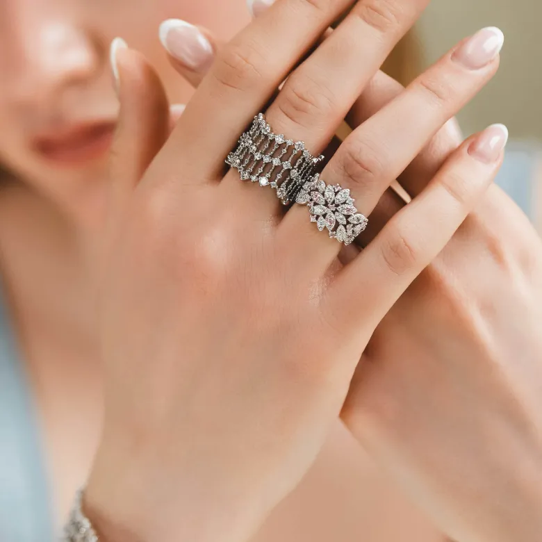 Lily and Rose Capella Ring – Silver 30012