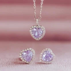 Lily And Rose Delphine Halsband-Lavender – Guld 41123