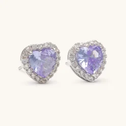 Lily and Rose Delphine Örhängen – Lavender Silver 65073