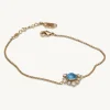 Lily and Rose Emily Armband Guld – Icey Blue (251137)